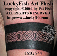 Bold Band Celtic Tattoo Design 1