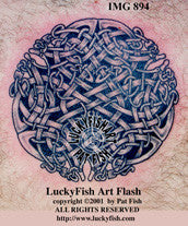 Eel Wheel Celtic Tattoo Design 1