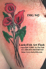 Voodoo Lilies Tattoo Design 1