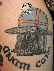 Anam Cara Dolmen Christian Tattoo Design