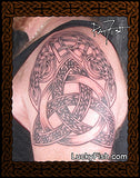 Trinity Quarter Sleeve Celtic Art Tattoo Design
