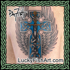Military Celtic Cross Tattoos