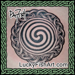 Celtic Spiral Tattoos