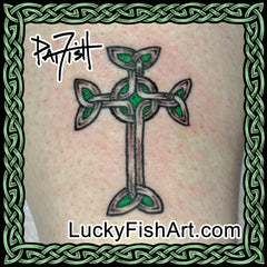 Small Celtic Cross Tattoos