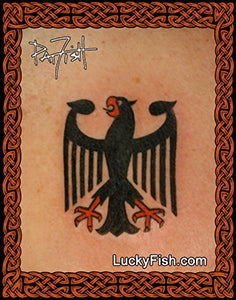 Germanic Eagle Tattoo Design