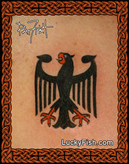 Germanic Eagle Tattoo Design