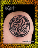 Wheel of Destiny Pictish Tattoo Design
