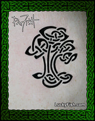 Sacred Celtic Tree of Life Tribal Tattoo Design
