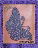 Knotwork Monarch Celtic Tattoo Design  2