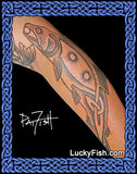 Salmon of Knowledge Celtic Tattoo Design