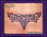 Sea Dragons Celtic Viking Tattoo Design 3