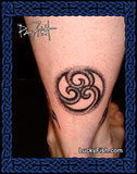 Maori Koru Tattoo Design