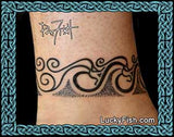 Sea Monster Tattoo with Hablingbo Stone Viking Design