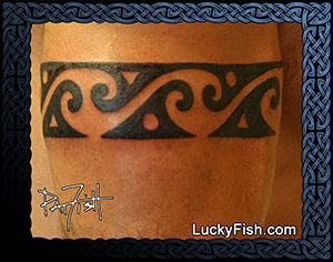 Seafarer Band Tribal Tattoo Design 