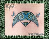 Pictish v-rod crescentt tattooo photo