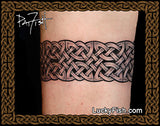 Galway Tattoo Band with Celtic Design