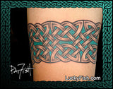 Galway Tattoo Band with Celtic Design
