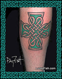 equal armed Celtic Cross Tattoo Design
