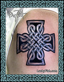 historic Celtic Cross Tattoo Design