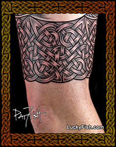 Pledge Cuff Celtic Tattoo Design