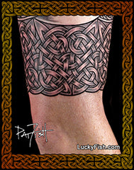 Pledge Cuff Celtic Tattoo Design
