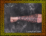 Celtic tattoo sleeve by Pat Fish of LuckyFish.com