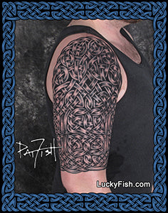 Celtic Battle Armor Tattoo Design