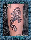 Pictish seamonster beastie tattoo