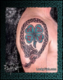 Lion-Oroborous Celtic Tattoo Design