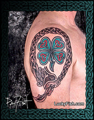 Lion-Oroborous Celtic Tattoo Design