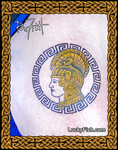 WAC Pallas Athena Tattoo Design