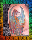 Phoenix Dragon Celtic Tattoo Design