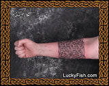 Celtic tattoo sleeve pattern by Pat Fish