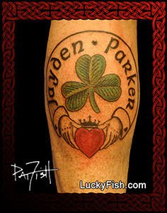 Father Claddagh Tattoo Design