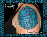 large Celtic Yin-Yang Tattoo Design