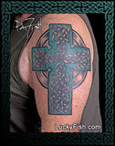 County Cork Celtic High Cross tattoo