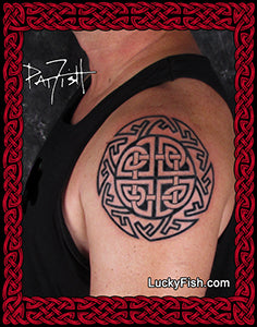 Dominator Celtic Pictish Knot Tattoo Design