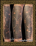 Celtic Canine Quartet Tattoo Design