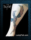 phoenix tattoo photo on ankle