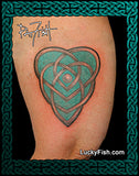 Celtic Motherhood Tattoo with Knot Design