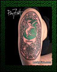 pegasus heraldic Celtic tattoophoto