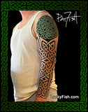 Valiant Celtic Sleeve Tattoo Design