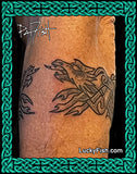 double dragon tattoo armband design