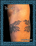 two dragon tattoo armband with Luckyfish.com branding