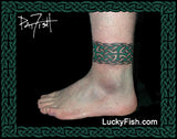 Kings' Braid Celtic Anklet Tattoo Design