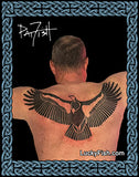 condor in flight tattoo arms raised