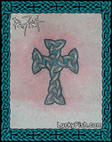 Princess Cross Celtic Tattoo Design  loback