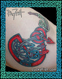 Dueling Eels Celtic Tattoo Design