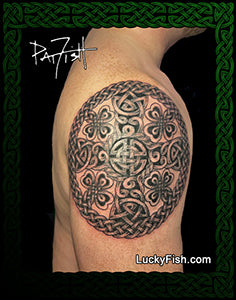 photo of Celtic cross tattoo dsign