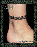 anklet Druid Tree Tattoo Design